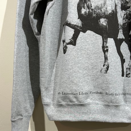 aki ago museum souvenir hoodie gray