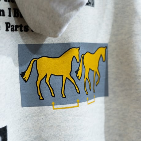 serve horse sweat hoody oatmeal