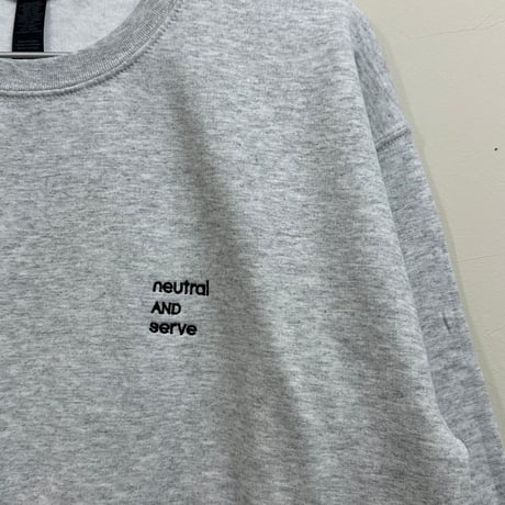neutral AND serve emb.sweat ashgray (black)