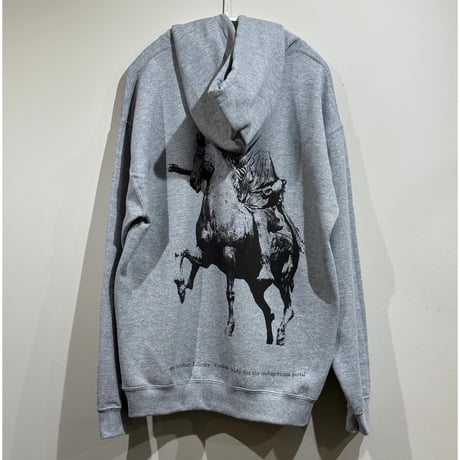 aki ago museum souvenir hoodie gray