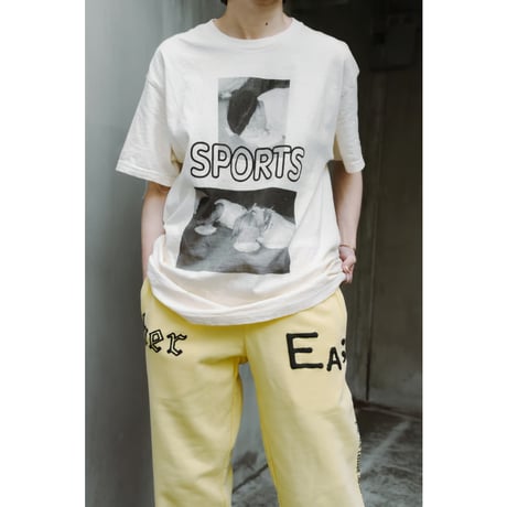 serve memorial sweat pants "light yellow"