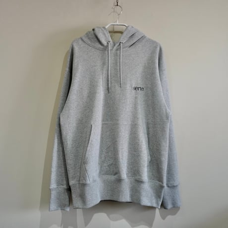 serve emb. sweat hoody grey