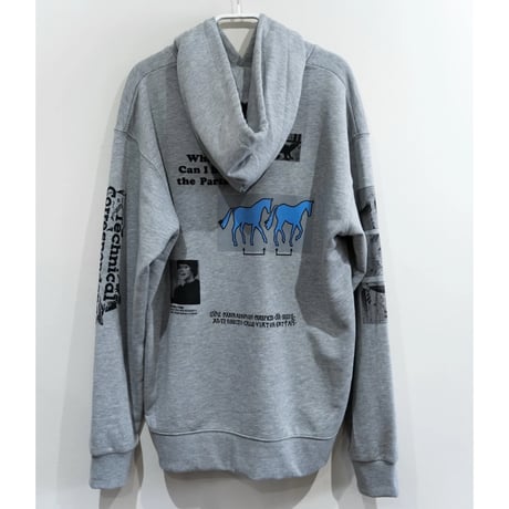 serve horse sweat hoody gray