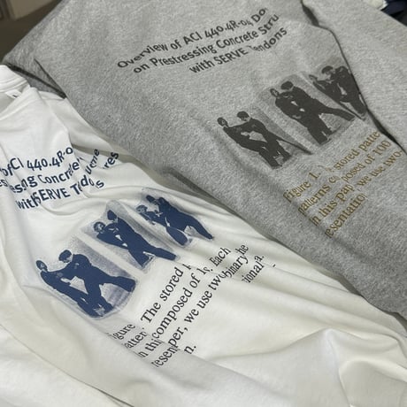 "Kenpo 3 times in a row" long T-shirt white