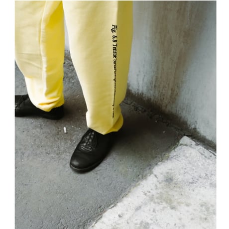 serve memorial sweat pants "light yellow"
