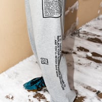 serve horse sweat pants gray
