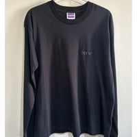 serve emb. Long Sleeve T-shirt black