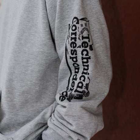 serve horse sweat hoody gray