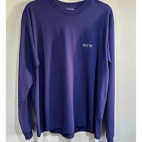 serve emb. Long Sleeve T-shir navy