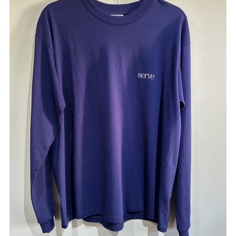 serve emb. Long Sleeve T-shir navy
