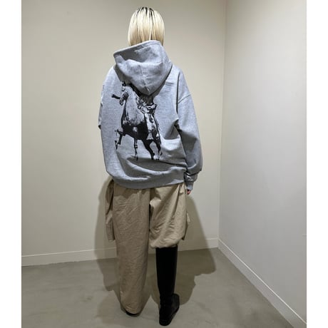 aki ago museum souvenir hoodie gray