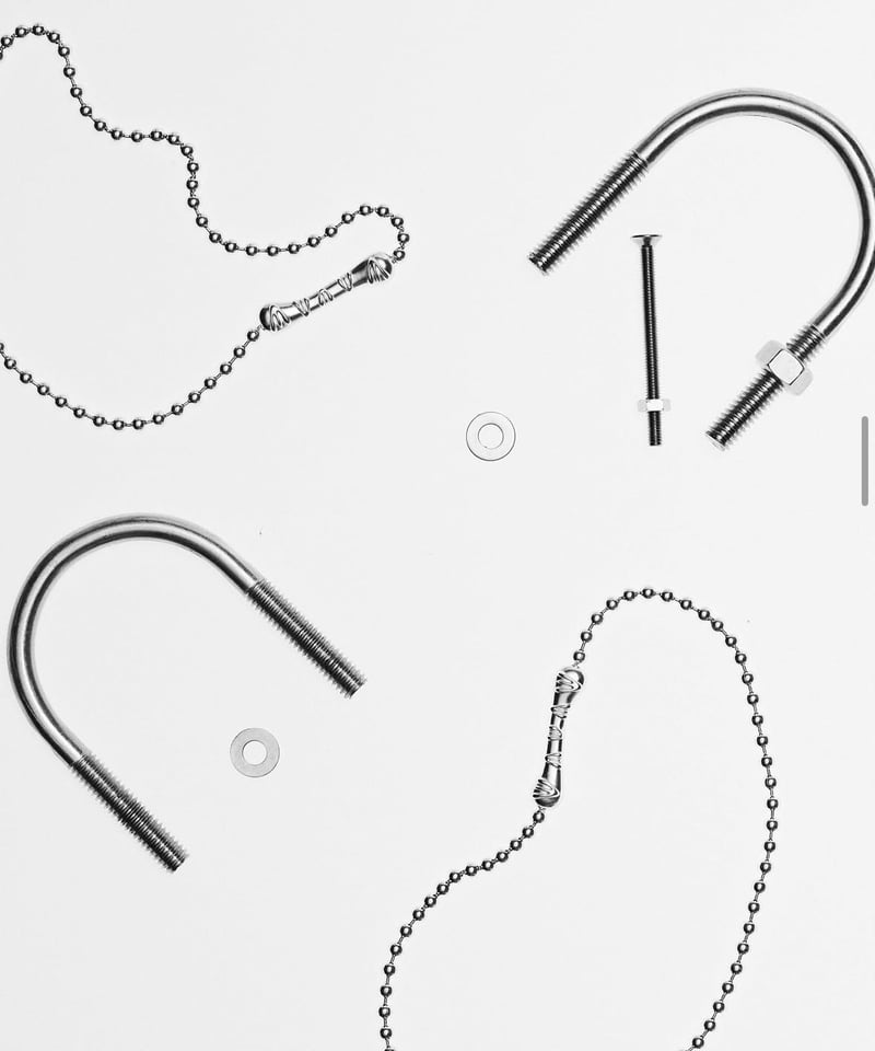 w0dd BANGKOK: REINFORCED CHAIN NECKLACE 16インチ |