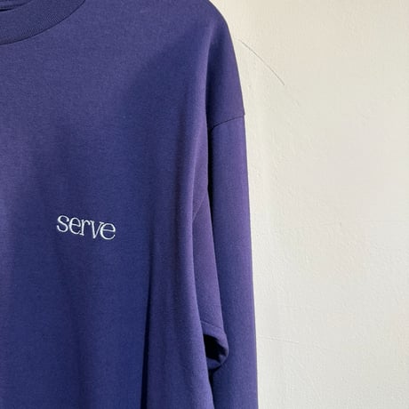 serve emb. Long Sleeve T-shir navy