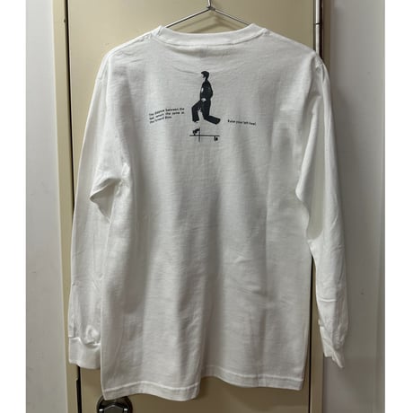 "Kenpo 3 times in a row" long T-shirt white