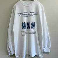 "Kenpo 3 times in a row" long T-shirt white