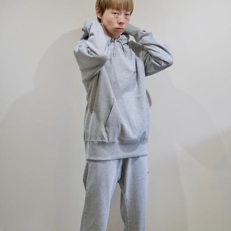 serve emb. sweat hoody grey