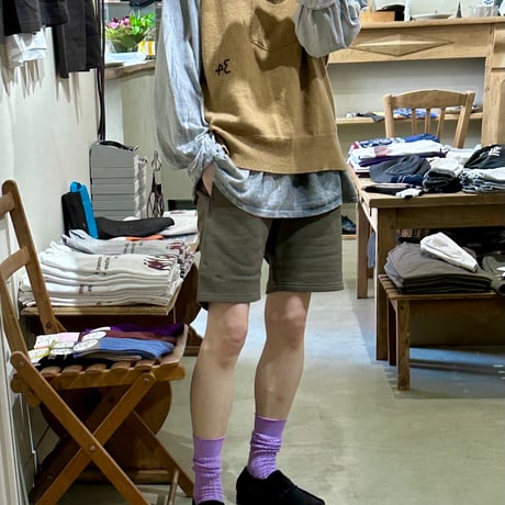 serve logo mark emb. sweat shorts