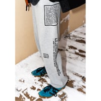 serve horse sweat pants gray
