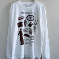 catalogue long T-shirt26 "white"