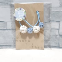 四つだたみヘアゴム】可愛い クラフトバンド アクセサリー | UNDER THE