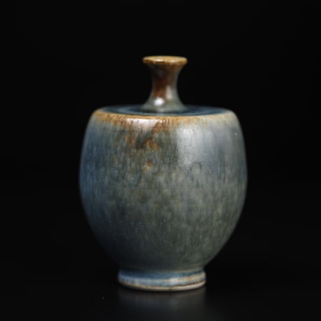 ホガナス 薄青釉 花瓶