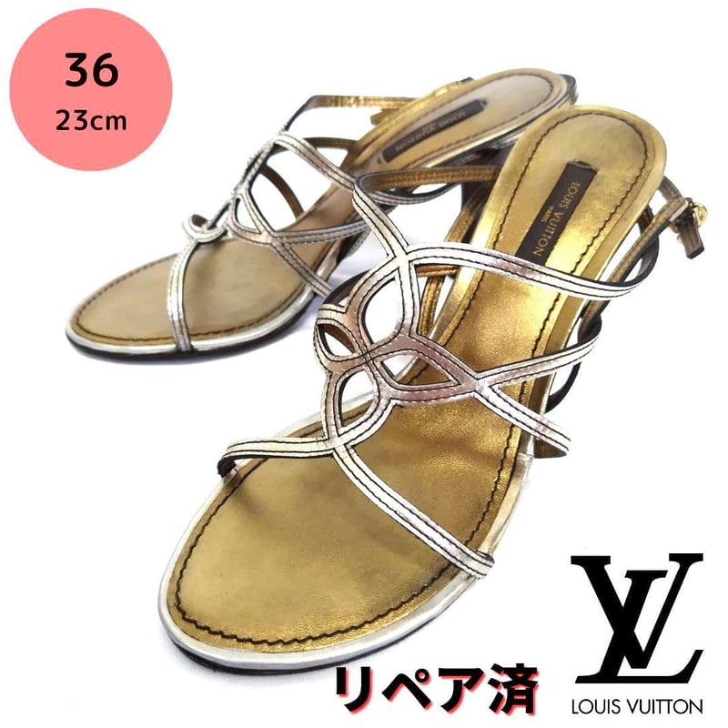 良品❤LOUIS VUITTON【ルイヴィトン】モノグラムフラワー サンダル 