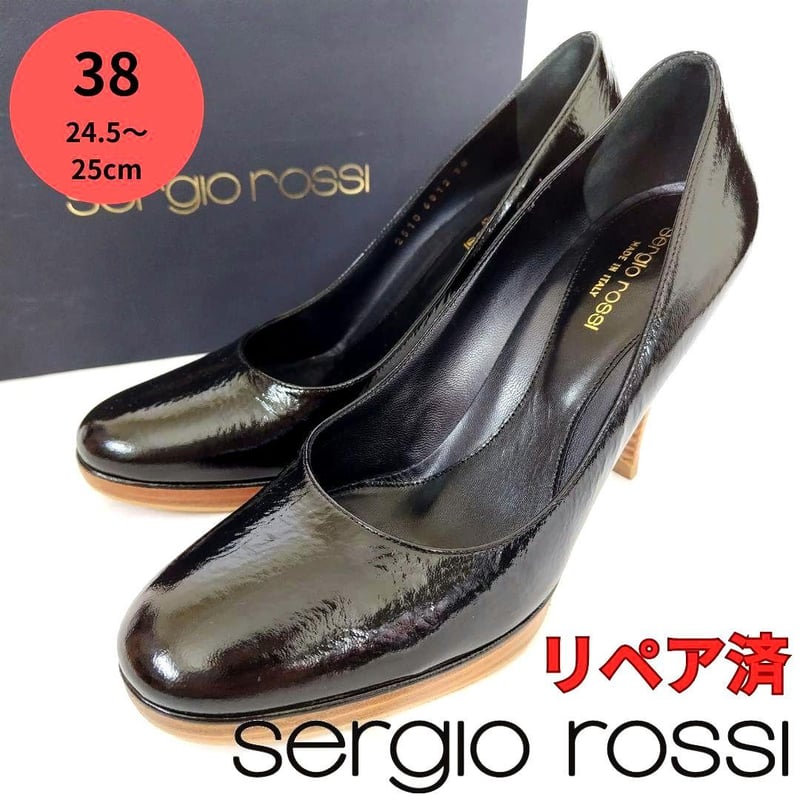 モデルサイズ☆美品❤箱付き【セルジオロッシ】プラットフォーム 