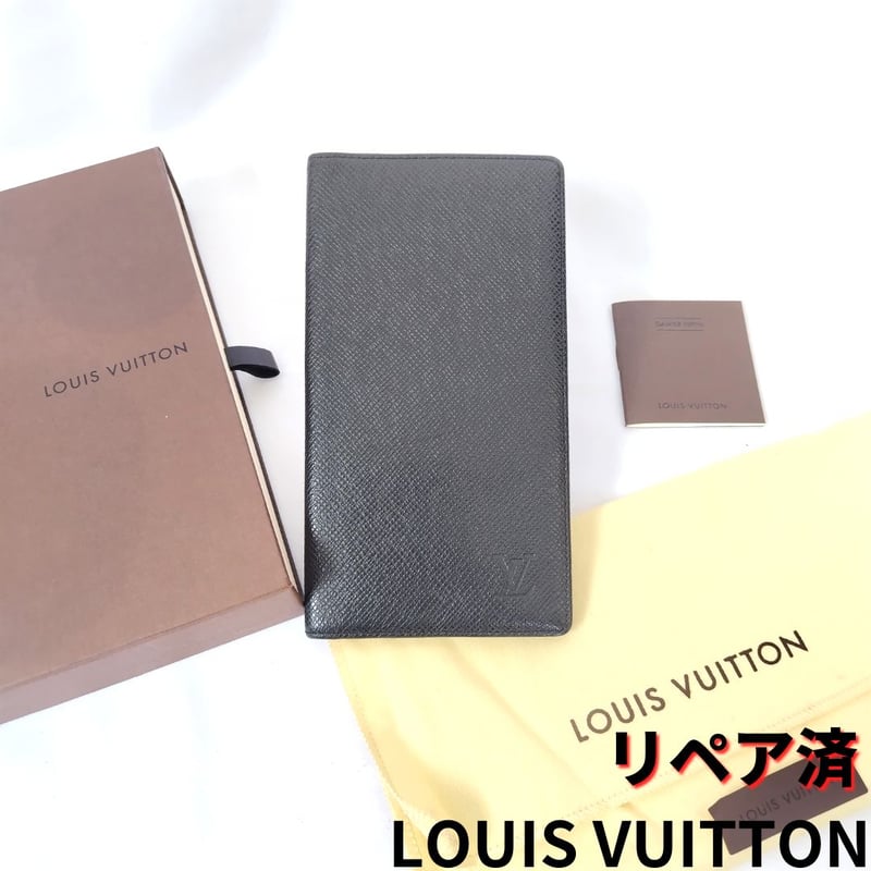 箱付 送料無料 LOUIS VUITTON【ルイヴィトン】タイガ 札入 長財布