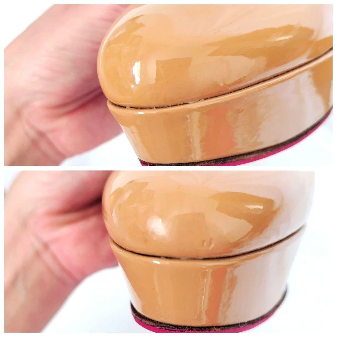 【極美品】◾️クリスチャンルブタン◾️パンプス◾️レッドソール◾️エナメル◾️ベージュ レッドソール｜クリスチャン ルブタン【公式オンラインブティック】