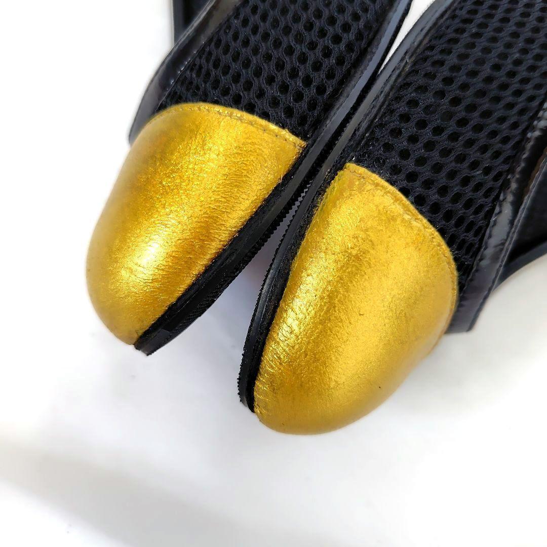 良品❤CHANEL【シャネル】ココマーク♡バイカラー メッシュ パンプス 良品CHANEL【シャネル】ココマークバイカラー メッシュ パンプス