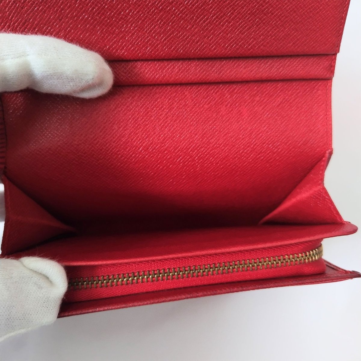 【美品】ルイヴィトン エピ ダブルホック 二つ折り 財布 レッド 赤 極美品】ルイヴィトン エピ ダブルホック 二つ折り 財布 レッド