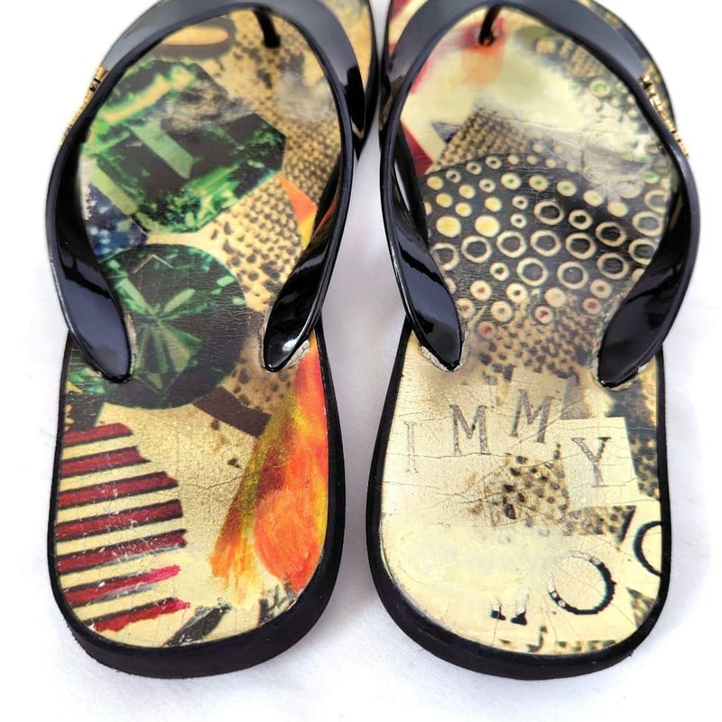 メンズ☆超希少☆JIMMY CHOO【ジミーチュウ】ビーチサンダル トング