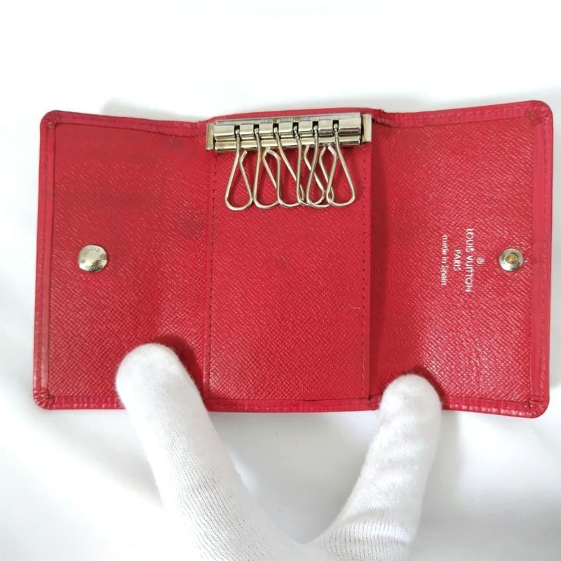 新品 LOUIS VUITTON ルイ ヴィトン エピ 6連キーケース ブラック ルイ