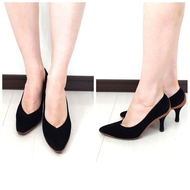 美品❤箱付き☆フェラガモ【Ferragamo】スエードミックス 美品❤箱付き☆フェラガモ【Ferragamo】スエードミックス