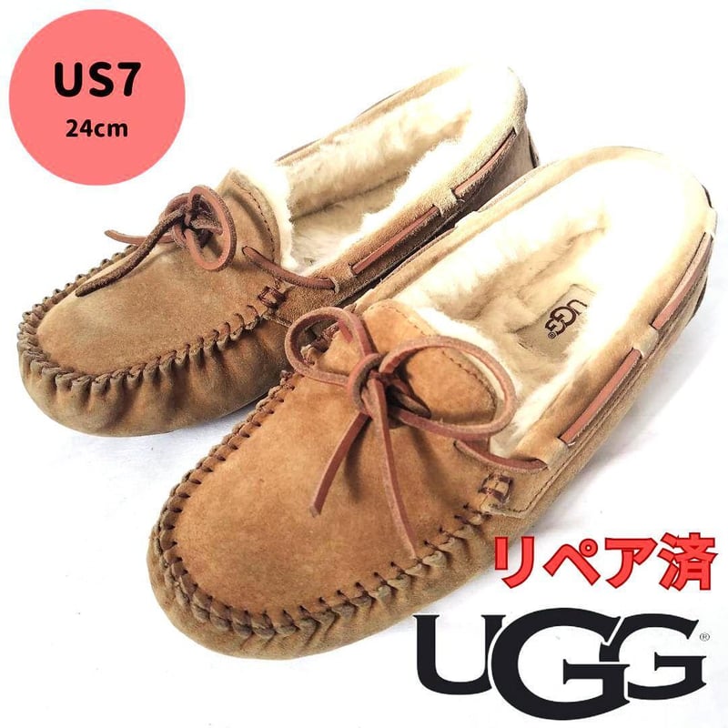 UGG アグムートンスリッポンモカシン24cm