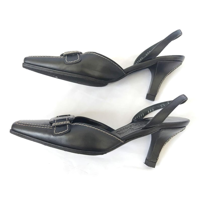 美品❤フェラガモ【Ferragamo】ヴァラプレート バックストラップ 美品❤フェラガモ【Ferragamo】ヴァラプレート バックストラップ
