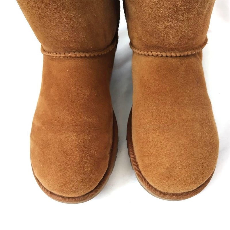 美品UGG【アグ】ムートンブーツ ミニベイリーボウ ショートブーツ 
