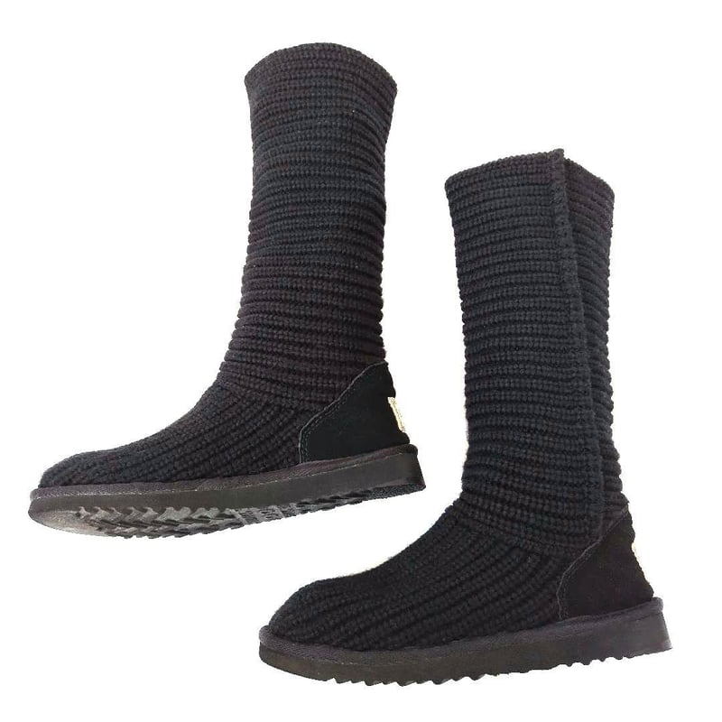 美品❤UGGaustralia【アグ】3ウェイ ニットブーツ 内ボア ロング