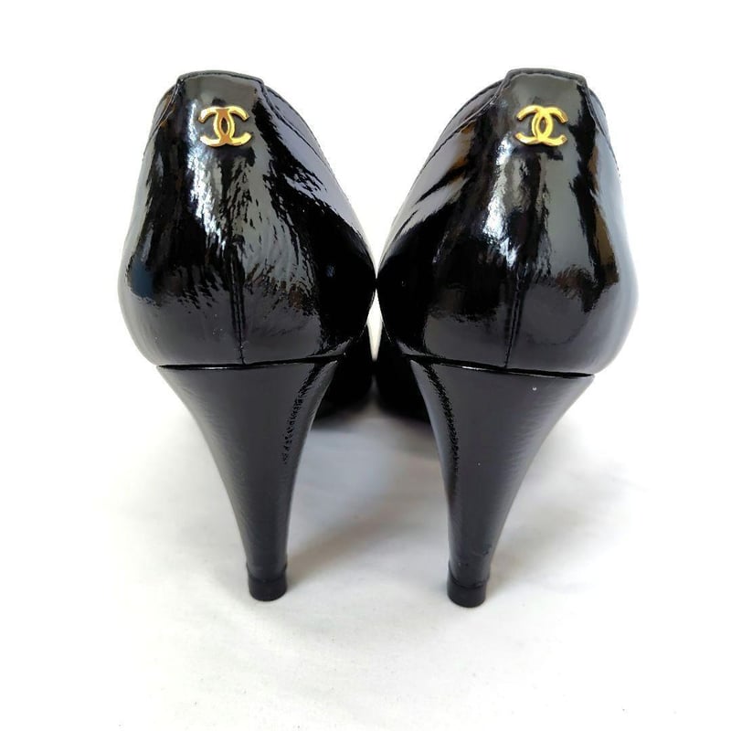 良品❤CHANEL【シャネル】ココマーク♡バイカラー メッシュ パンプス 良品CHANEL【シャネル】ココマークバイカラー メッシュ パンプス