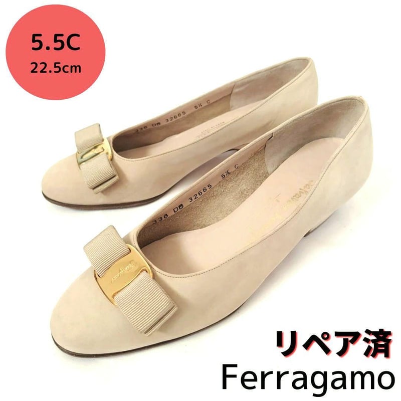 サルヴァトーレ・フェラガモ【Ferragamo】ヴァラ スエード パンプス