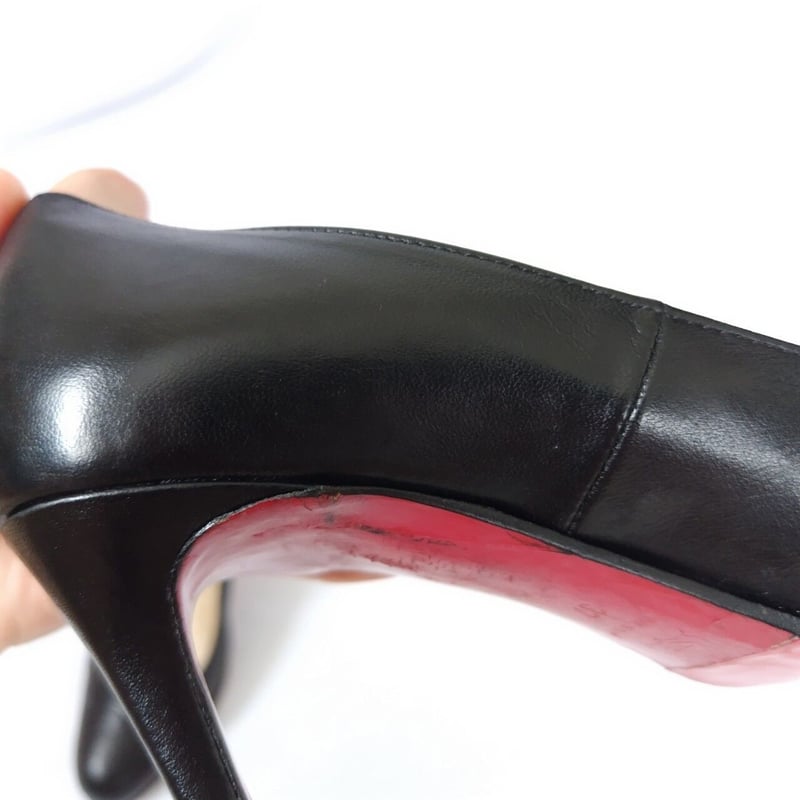 elea靴ルブタン 35.5 レオパード ハラコ パンプス 新品 最終価格　裏張り済み