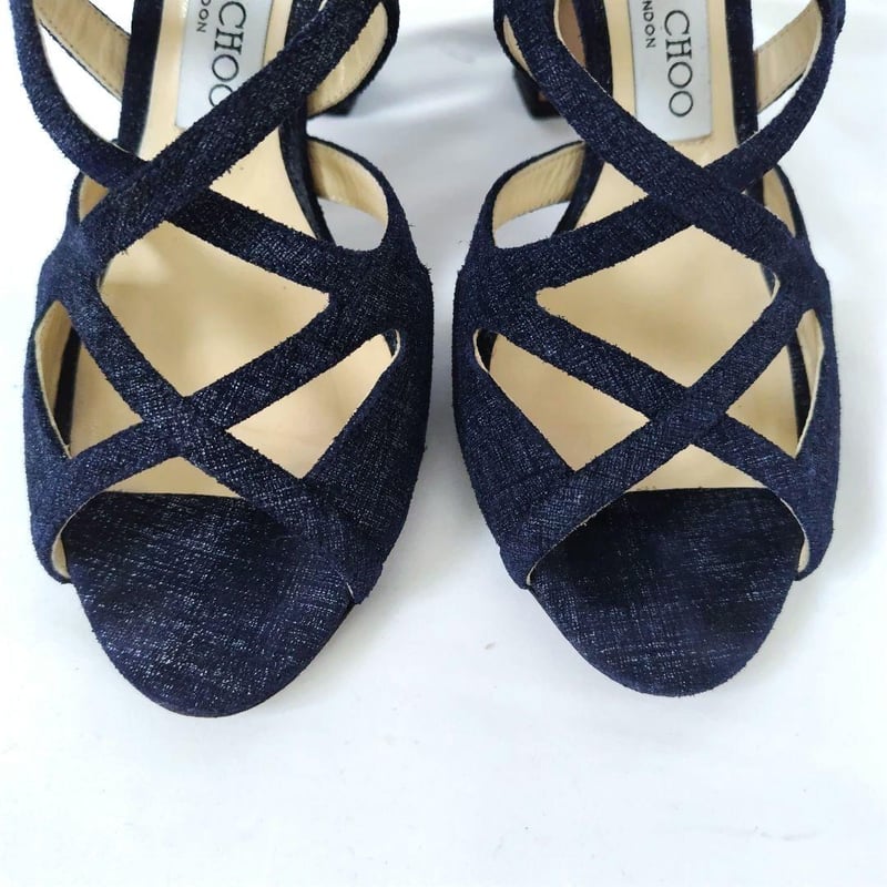 JIMMY CHOO ジミーチュウ デニム サンダル 美品 【公式通販】