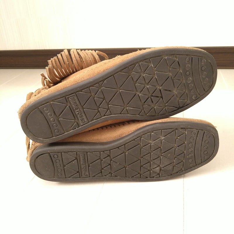 美品❤MINNETONKA 【ミネトンカ】 フリンジ ショートブーツ 23.5 美品❤MINNETONKA 【ミネトンカ】 フリンジ ショートブーツ 23.5