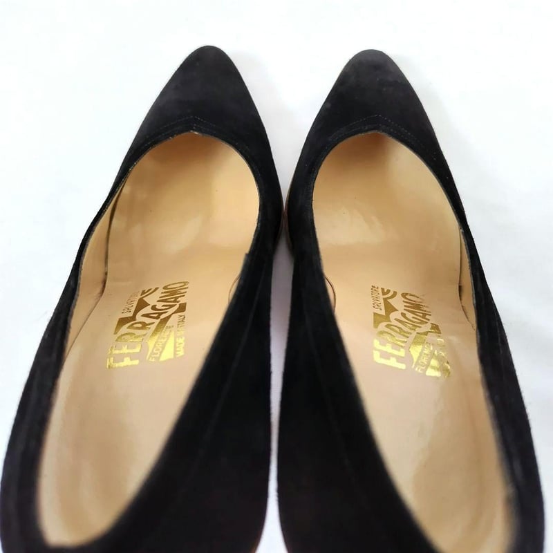 美品❤箱付き☆フェラガモ【Ferragamo】スエードミックス 美品❤箱付き☆フェラガモ【Ferragamo】スエードミックス