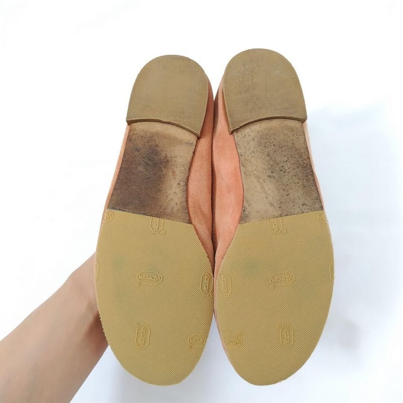 repetto【レペット】定番 フラットシューズ スエード オレンジ