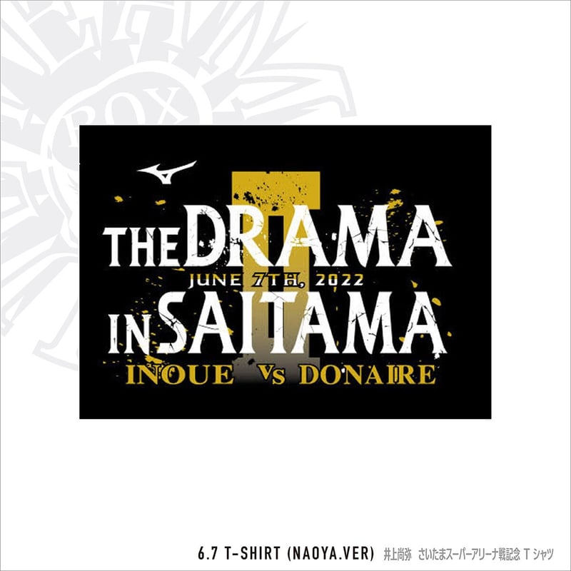 6.7 T-shirt（Naoya.ver）[BLACK & GOLD] | TEAM INO