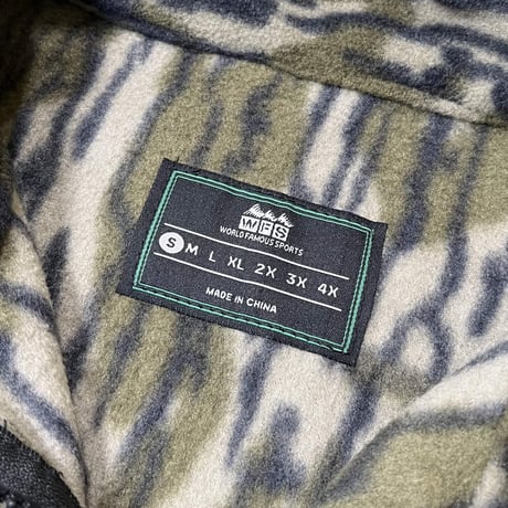 World Famous Sports Suede Soft Fleece Vest Mossy Oak Bottomland