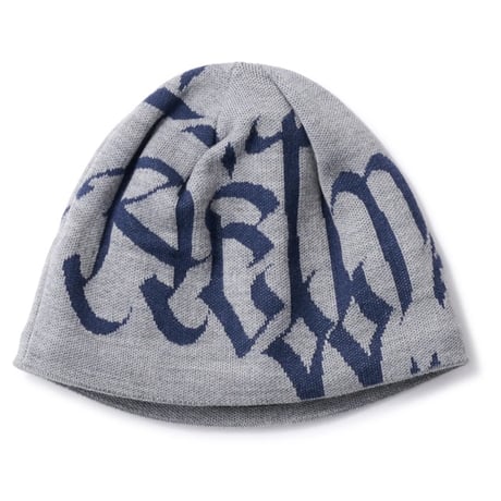 Hellrazor Letter Beanie - Grey