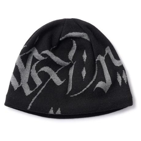 Hellrazor Letter Beanie - Black