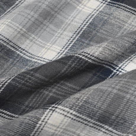 Old Navy Hooded Plaid Flannel Shirts - Grey Multi